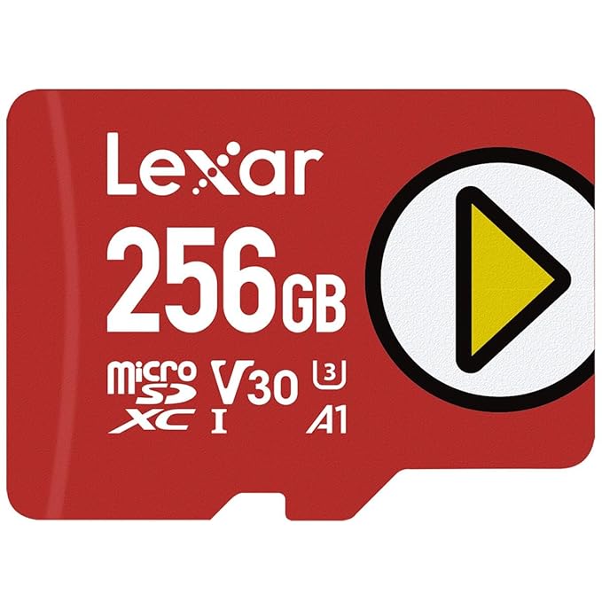 Picture of Lexar LMSPLAY256G-BNNNU 256GB Play UHS-I MicroSDXC Memory Card