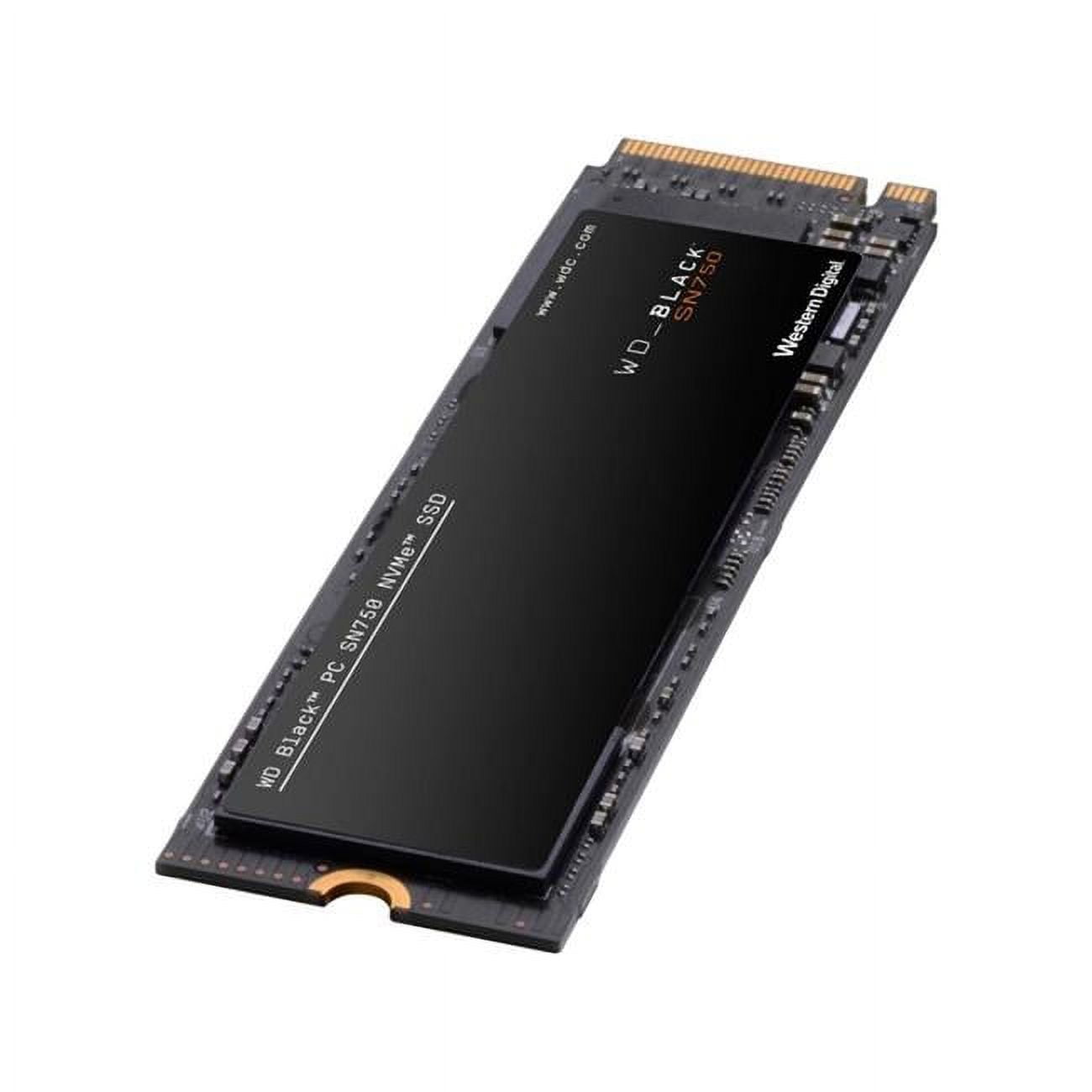 WDBRPG0010BNC-WRSN Worldwide SN750 1TB NVMe M.2 Internal Solid State Drive, Black