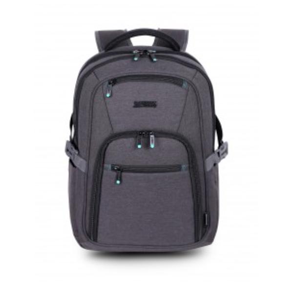 Picture of Urban HTE17UF Mesh & Polyester Travel Backpack&#44; Black & Grey