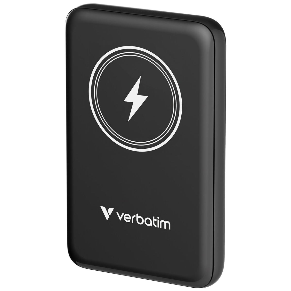 Picture of Verbatim 32245 10000 mAh Charge-N-Go Magnetic Wireless Power Bank&#44; Black
