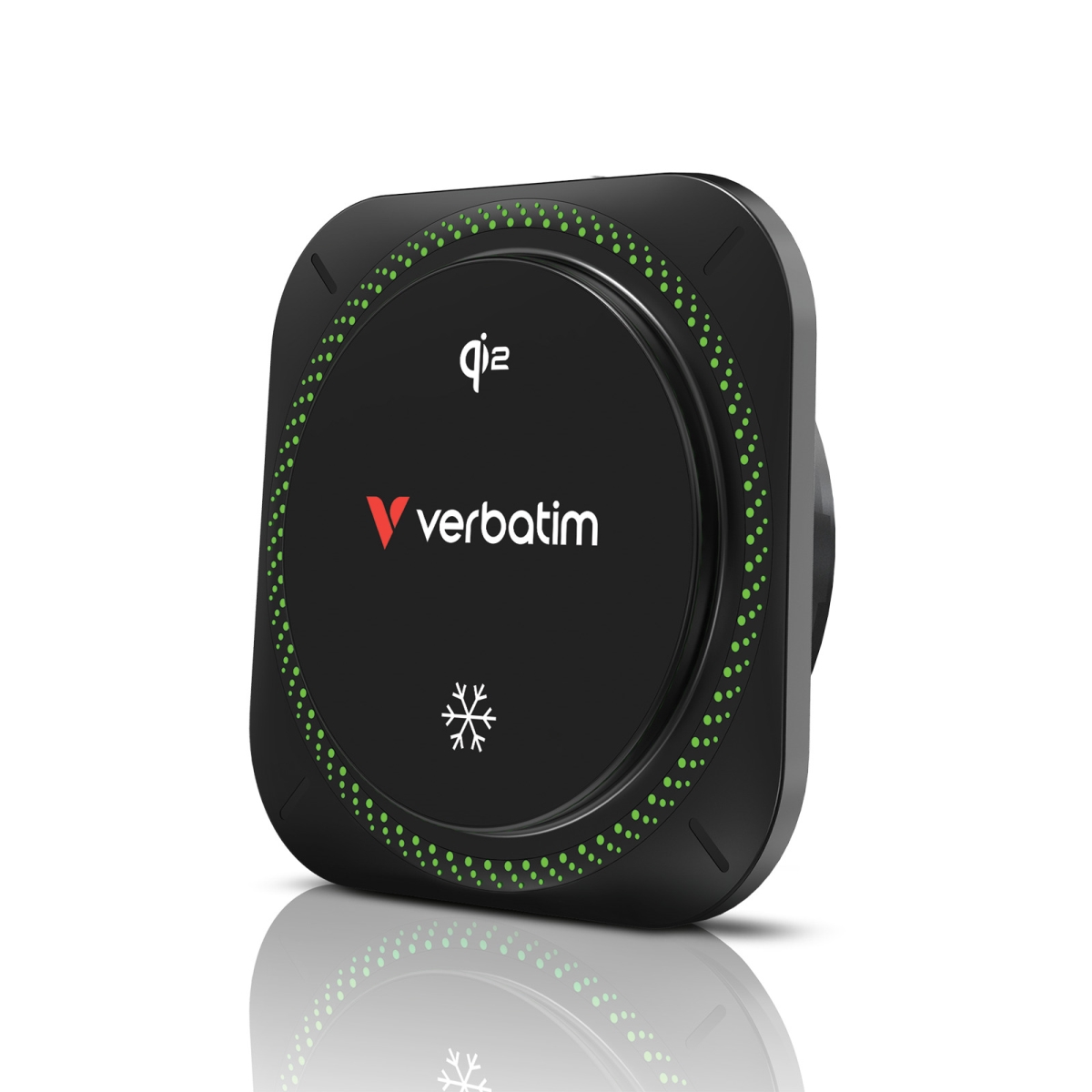 Picture of Verbatim 31860 Charge n Drive Qi2 Magnetic Wireless RGB Lighting Car Charger