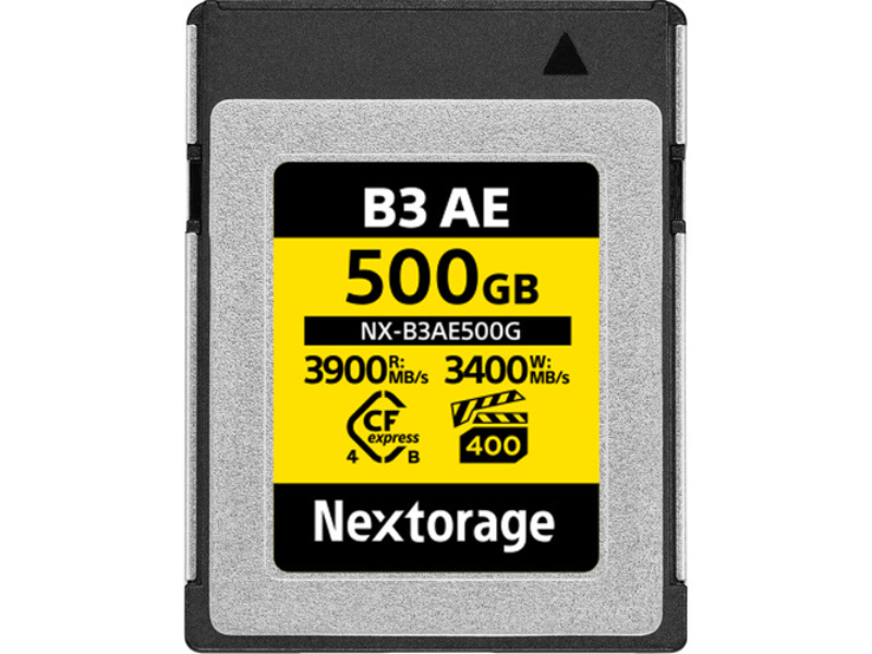 Picture of Nextorage NX-B3AE500GB Compact Flash Express Card - 500GB - Type B - B3 AE Series Memory Card