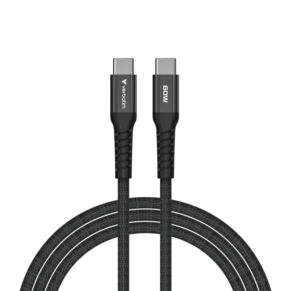 Picture of Verbatim 31859 120 cm 60W Sync & Charge USB C to USB C Magnetic Cable&#44; Black - 3.93 ft.