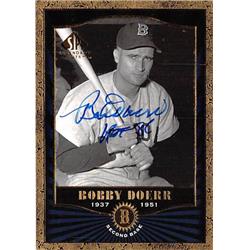 344472 Bobby Doerr Autographed Baseball Card - Boston Red Sox 2001 Upper Deck Legendary Cuts No. 62 Inscribed HOF 86