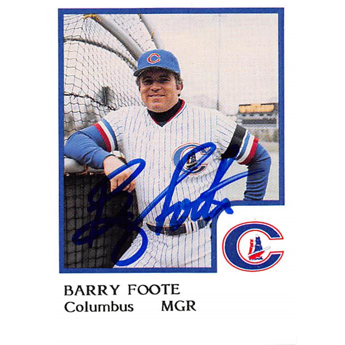 Picture of Autograph Warehouse 344634 Barry Foote Autographed Baseball Card - Minor League, Albany 1986 ProCards