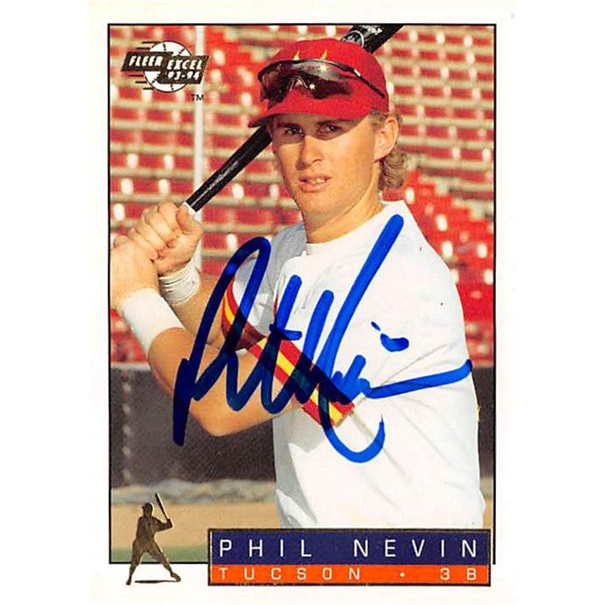 302009 Phil Nevin Autographed Baseball Card - Houston Astros SC 1994 Fleer Excel No. 207