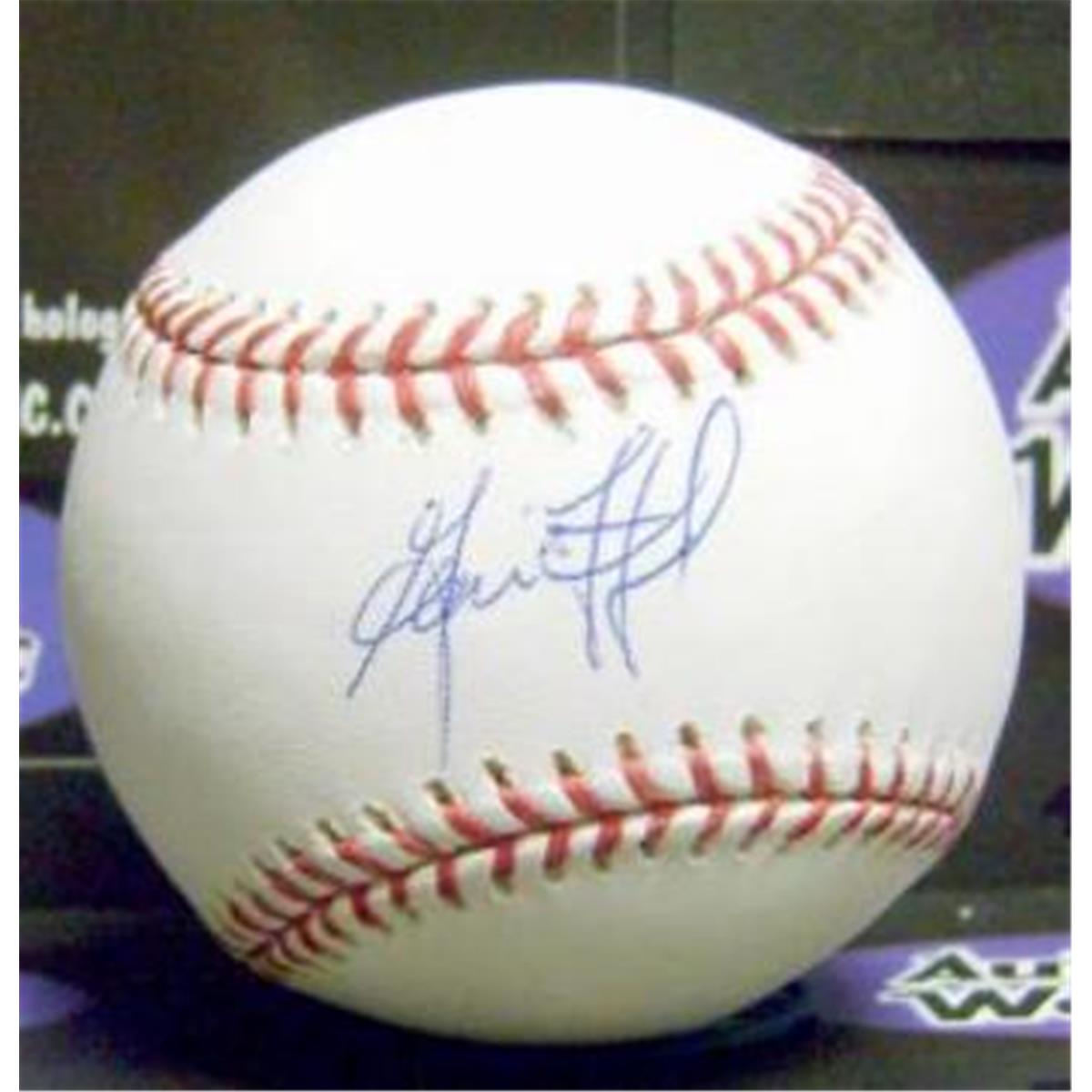 291690 Gavin Floyd Autographed Baseball - OMLB Phillies White Sox Baltimore Maryland Pitcher