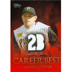 343540 Freddy Sanchez Player Worn Jersey Patch Baseball Card - Pittsburgh Pirates 2009 Topps Career Best No. CBR-FS