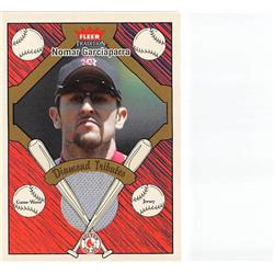 343613 Nomar Garciaparra Baseball Card Player Worn Jersey Patch - Boston Red Sox All Star 2004 Fleer Tradition No. DTNG