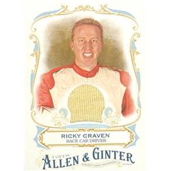 343714 Ricky Craven Player Worn Jersey Patch Racing Card - Race Car Driver 2016 Topps Allen & Ginters No. FSRA-RCR