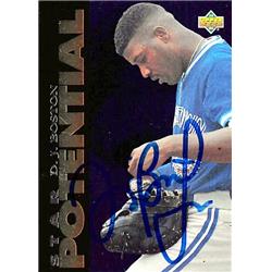343736 D.J. Boston Autographed Baseball Card - Toronto Blue Jays, FT 1993 Upper Deck Star Potential Rookie No. 259