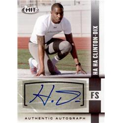 291574 Ha Ha Clinton Dix Autographed Football Card - Alabama Crimson Tide, Packers 2014 Sage Hit No. A126 Rookie