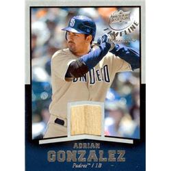 343482 Adrian Gonzalez Player Used Bat Patch Baseball Card - San Diego Padres 2008 Upper Deck Timeline No. TM-AG