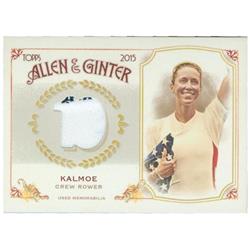 343493 Megan Kalmoe Athlete Worn Memorabilia Patch Trading Card - Crew Rower 2015 Topps Allen & Ginters No. FSRB-MKA