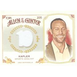 343494 Gabe Kapler Player Worn Relic Patch Baseball Card - Boston Red Sox 2015 Topps Allen & Ginters No. FSRB-GK