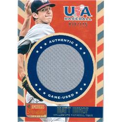 343497 Matt Imhof Player Worn Jersey Patch Baseball Card - Team USA 2013 Panini Pastime No. US-MI LE 38 & 125