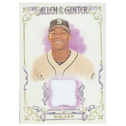 343512 Taijuan Walker Player Worn Jersey Patch Baseball Card - Seattle Mariners 2015 Topps Allen & Ginters No. FSRA-TW