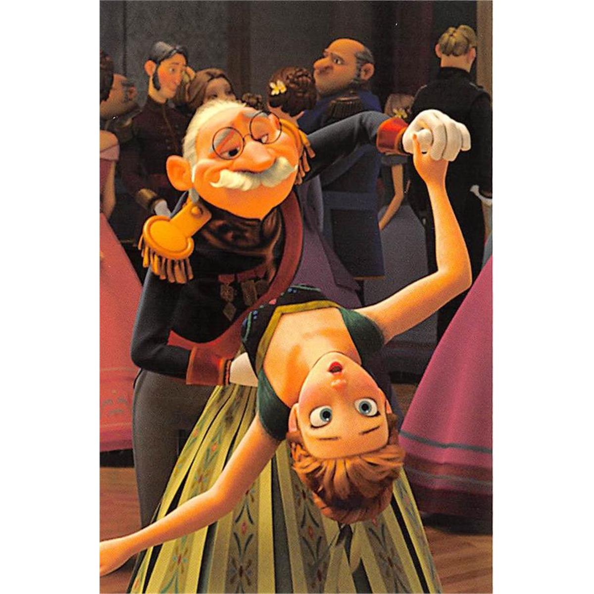 343051 3 x 5 in. Princess Anna Dancing Photo Card Frozen Disney Kristen Anna Panini 2014 No. 17