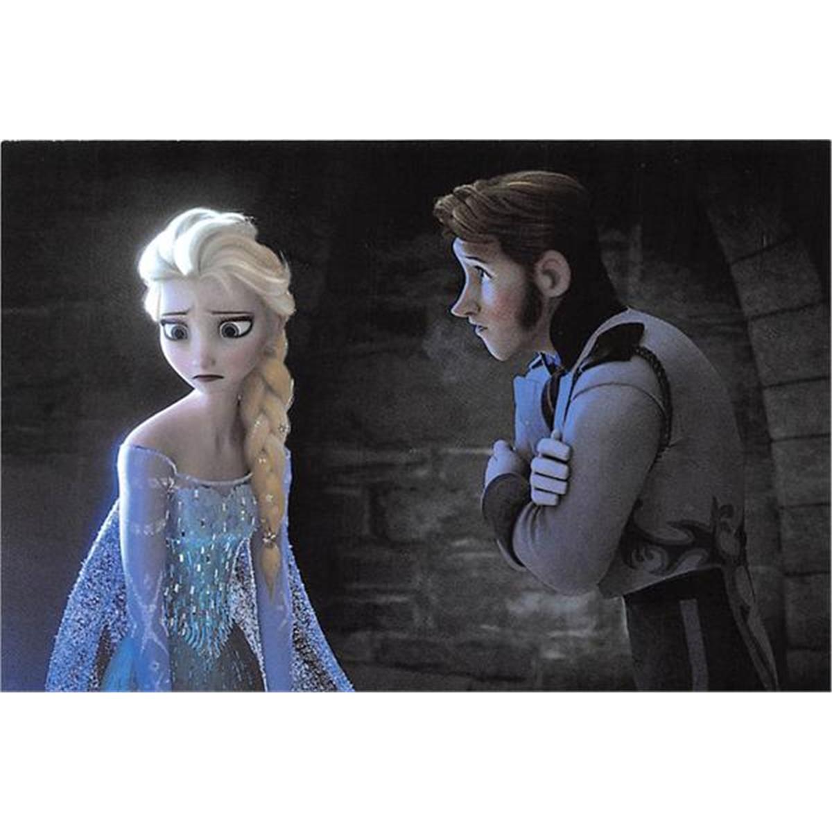 4 x 6 in. Princess Elsa Photo Card Frozen Disney Idina Menzel Panini 2014 No. 62 with Hans -  Autograph Warehouse, AU1085245