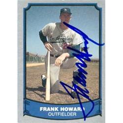 343079 Frank Howard Autographed Baseball Card - Los Angeles Dodgers World Series Champ 1988 Pacific Legends No. 17