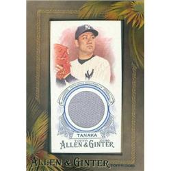 343085 Masahiro Tanaka Player Worn Jersey Patch Baseball Card - New York Yankees 2016 Topps Allen & Ginters No. AGRMTA