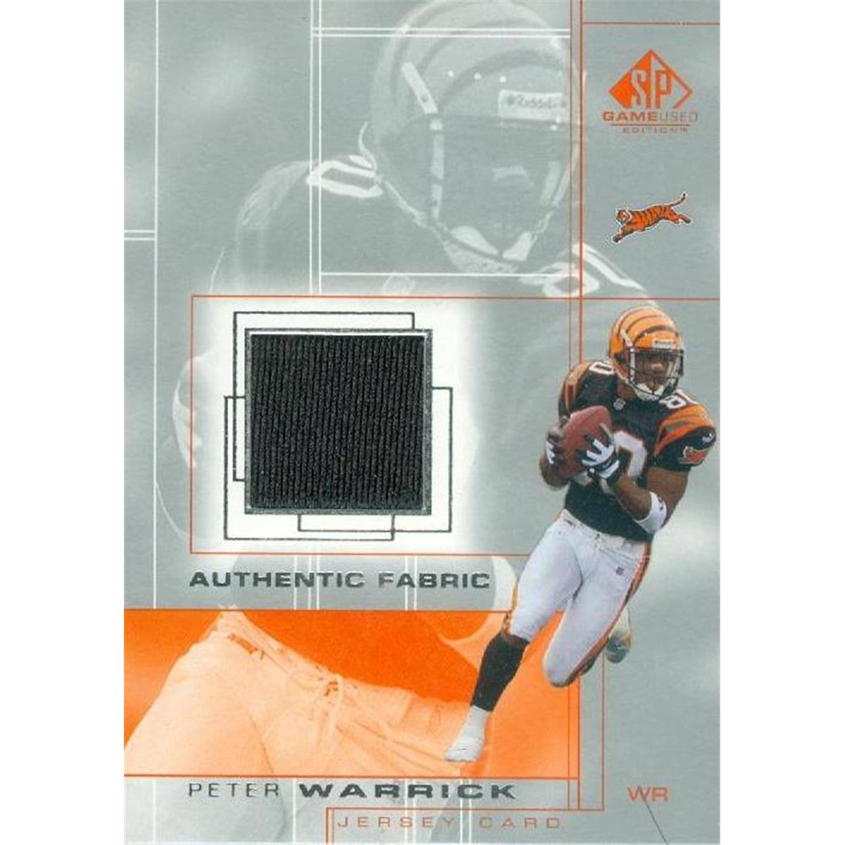 Online Shopping for Housewares, Baby Gear, Health & more. Autograph  Warehouse 343110 Peter Warrick Player Worn Jersey Patch Football Card -  Cincinnati Bengals 2001 Upper Deck No. PW