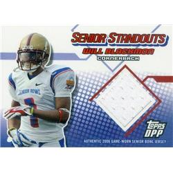 343210 Will Blackmon Player Worn Jersey Patch Football Card - Boston College Eagles 2006 Topps Senior Standouts No. SSWB Rookie