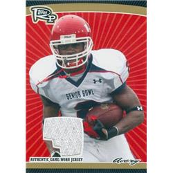 Picture of Autograph Warehouse 343214 Donnie Avery Player Worn Jersey Patch Football Card - University of Houston 2008 Topps Rookie Progression No. PSRDA 30 & 99