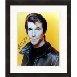 Picture of Autograph Warehouse 332998 8 x 10 in. Henry Winkler Autographed Photo - Happy Days The Fonze Image No. SC5 Matted & Framed