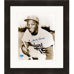 Picture of Autograph Warehouse 312939 8 x 10 in. Sandy Amoros Autographed Photo - Brooklyn Dodgers JSA Matted & Framed