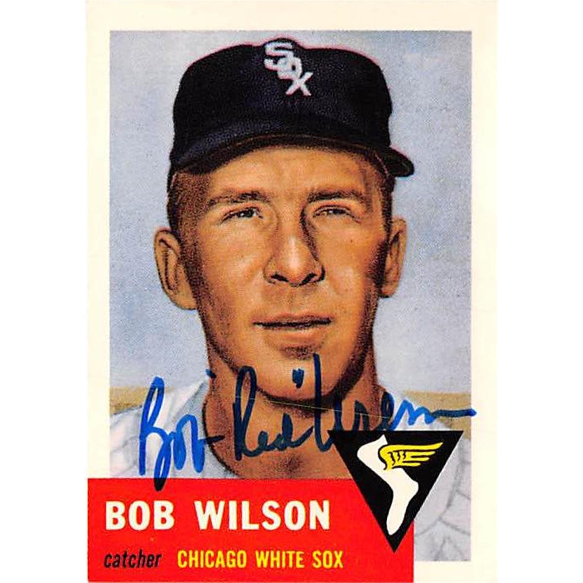345157 Bob Red Wilson Signed Baseball Card - Chicago White Sox 1991 Topps Archives 1953 No. 250