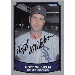 345160 Hoyt Wilhelm Signed Baseball Card - Chicago White Sox Hall of Famer Knuckleball 1989 Pacific Legends No. 171