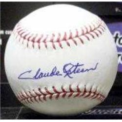 345184 Claude Osteen Signed Baseball - OMLB Los Angeles Dodgers World Series Champion Reds Senators Gomer 67