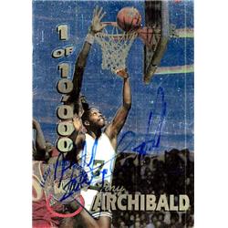 Picture of Autograph Warehouse 344791 Tiny Archibald Autographed Basketball Card - Kansas City & Omaha, SC 1995 Signature Rookies No. FP6