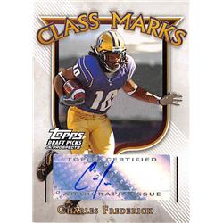 Picture of Autograph Warehouse 344813 Charles Frederick Autographed Football Card - Washington Huskies 2005 Topps Class Marks No. CMCFR Rookie