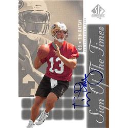 Picture of Autograph Warehouse 344825 Tim Rattay Autographed Football Card - San Francisco 49ers 2000 Upper Deck Sign of the Times No. TR Rookie