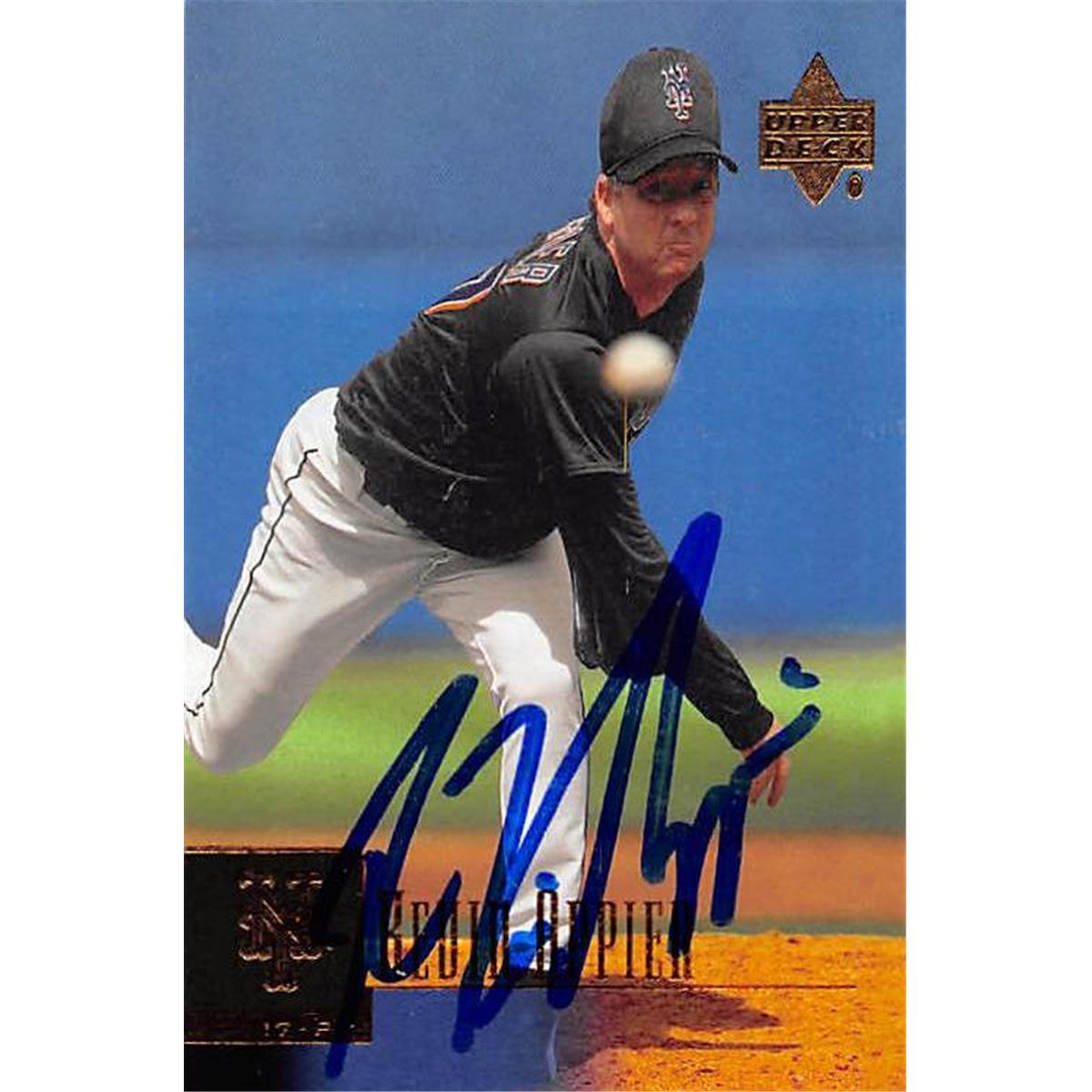 377050 Kevin Appier Autographed Baseball Card 2001 Upper Deck No. 418