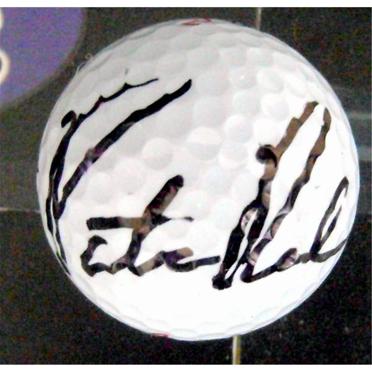 388145 Patrick Reed Autographed Golf Ball with Free Display Cube