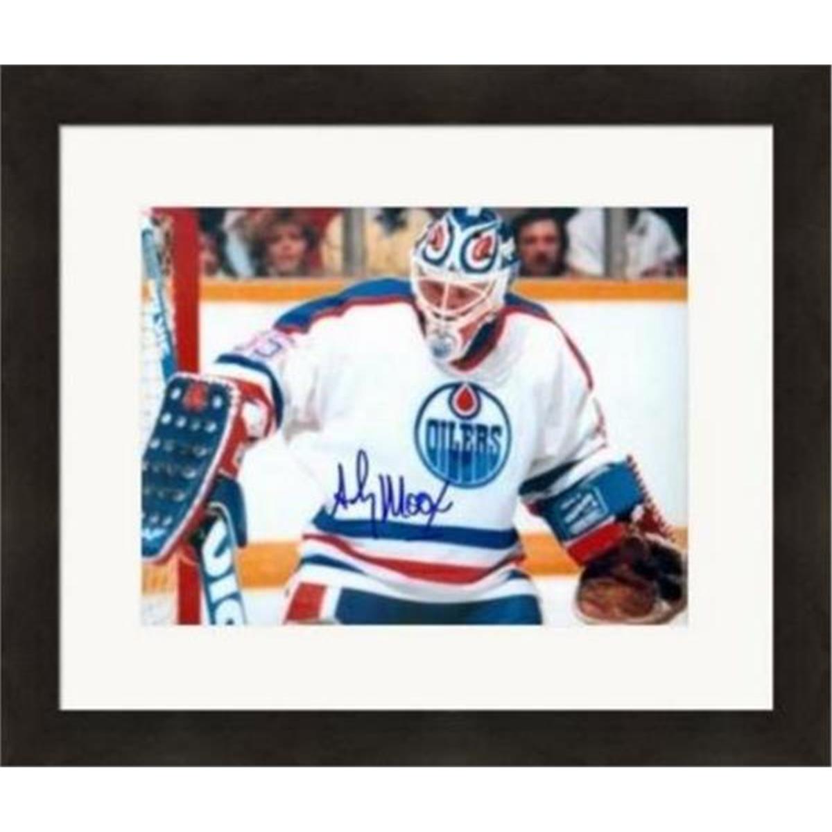 Picture of Autograph Warehouse 376942 8 x 10 in. Andy Moog Autographed Photo Image No. SC1 Matted & Framed