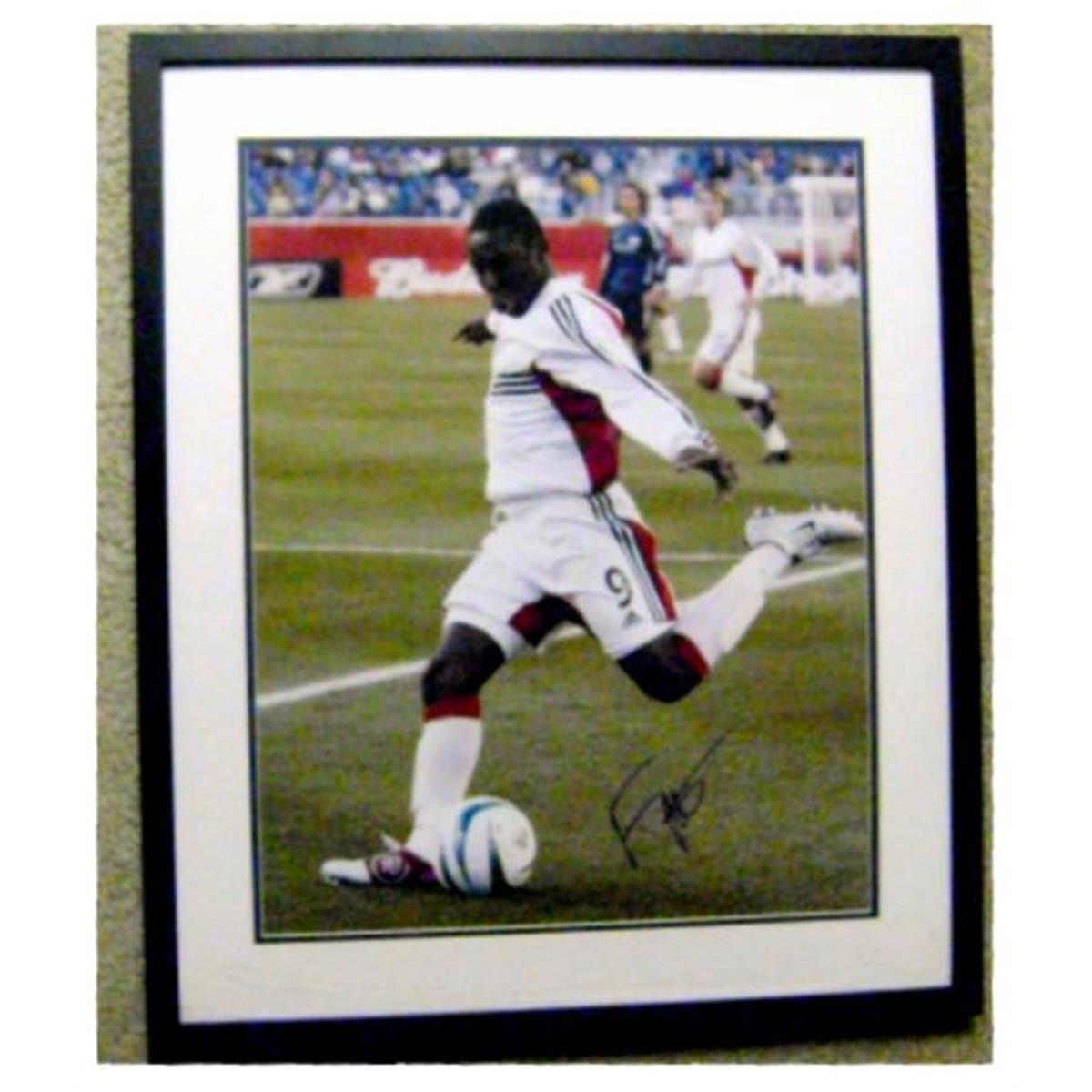 Picture of Autograph Warehouse 376971 16 x 20 in. Freddy Adu Autographed Photo Image No. 2 Matted Framed