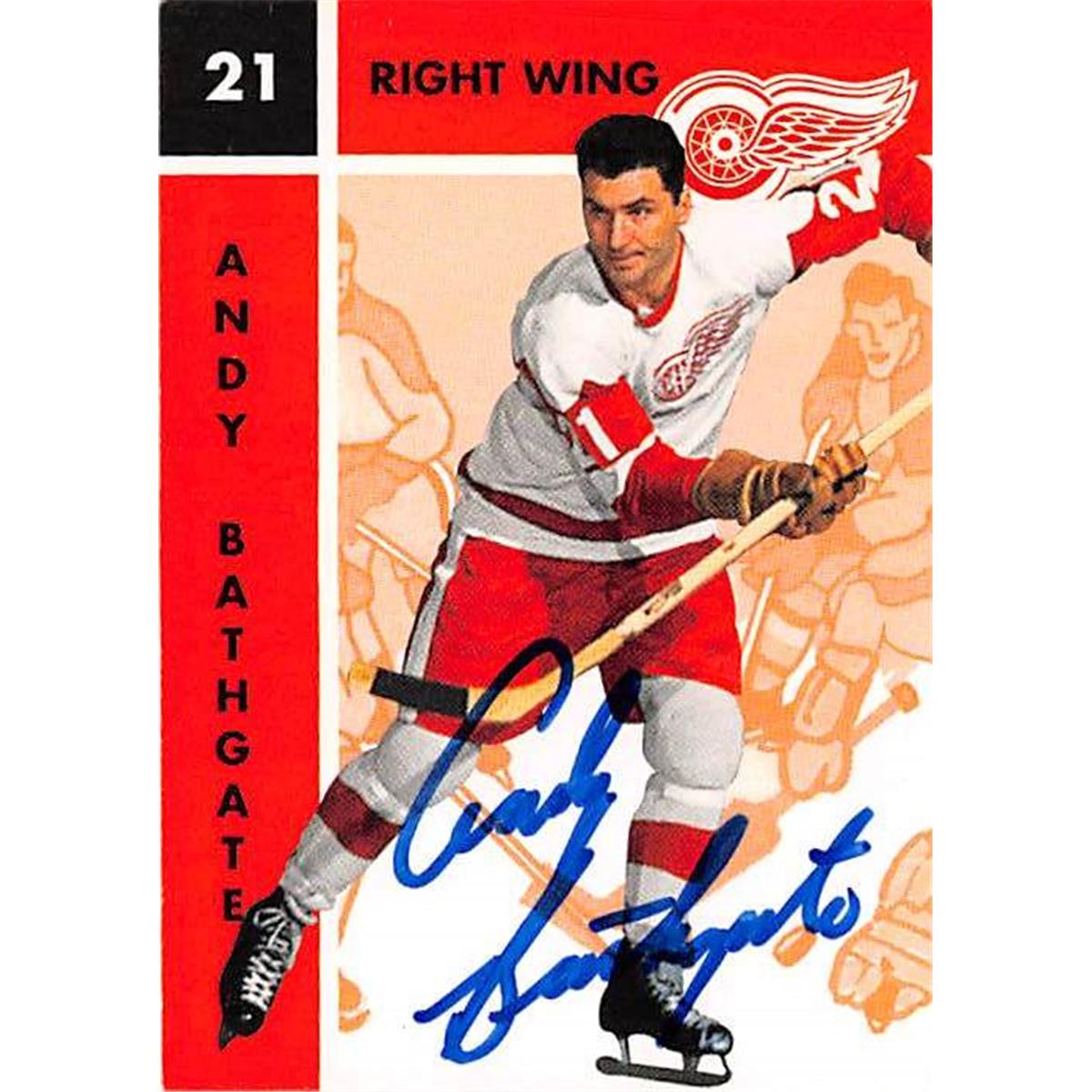 Picture of Autograph Warehouse 377448 Andy Bathgate Autographed Hockey Card - 1996 Parkhurst 1966-1967 No. 44