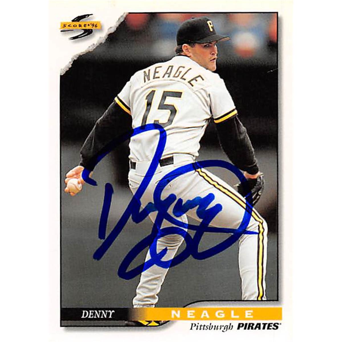 Picture of Autograph Warehouse 377779 Denny Neagle Autographed Baseball Card - 1996 Score No. 168