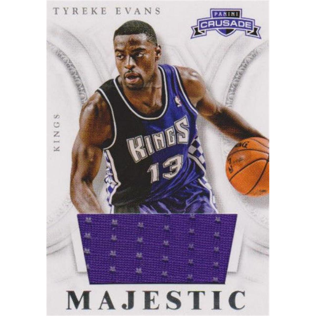 388291 Tyreke Evans Player Worn Jersey Patch Basketball Card - 2013 Panini Crusade Majestic No. 43