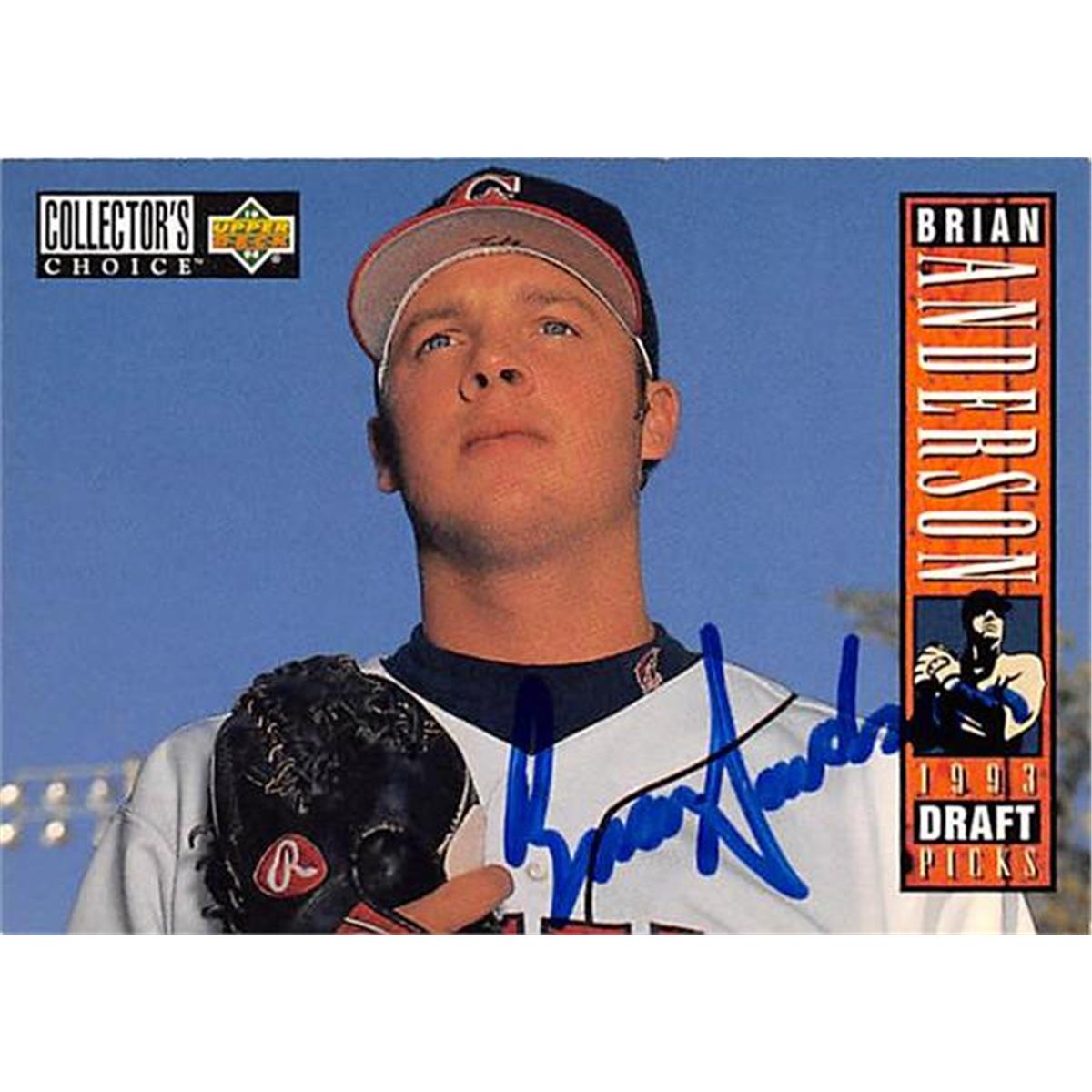 365496 Brian Anderson Autographed Baseball Card - 1994 Upper Deck No. 21