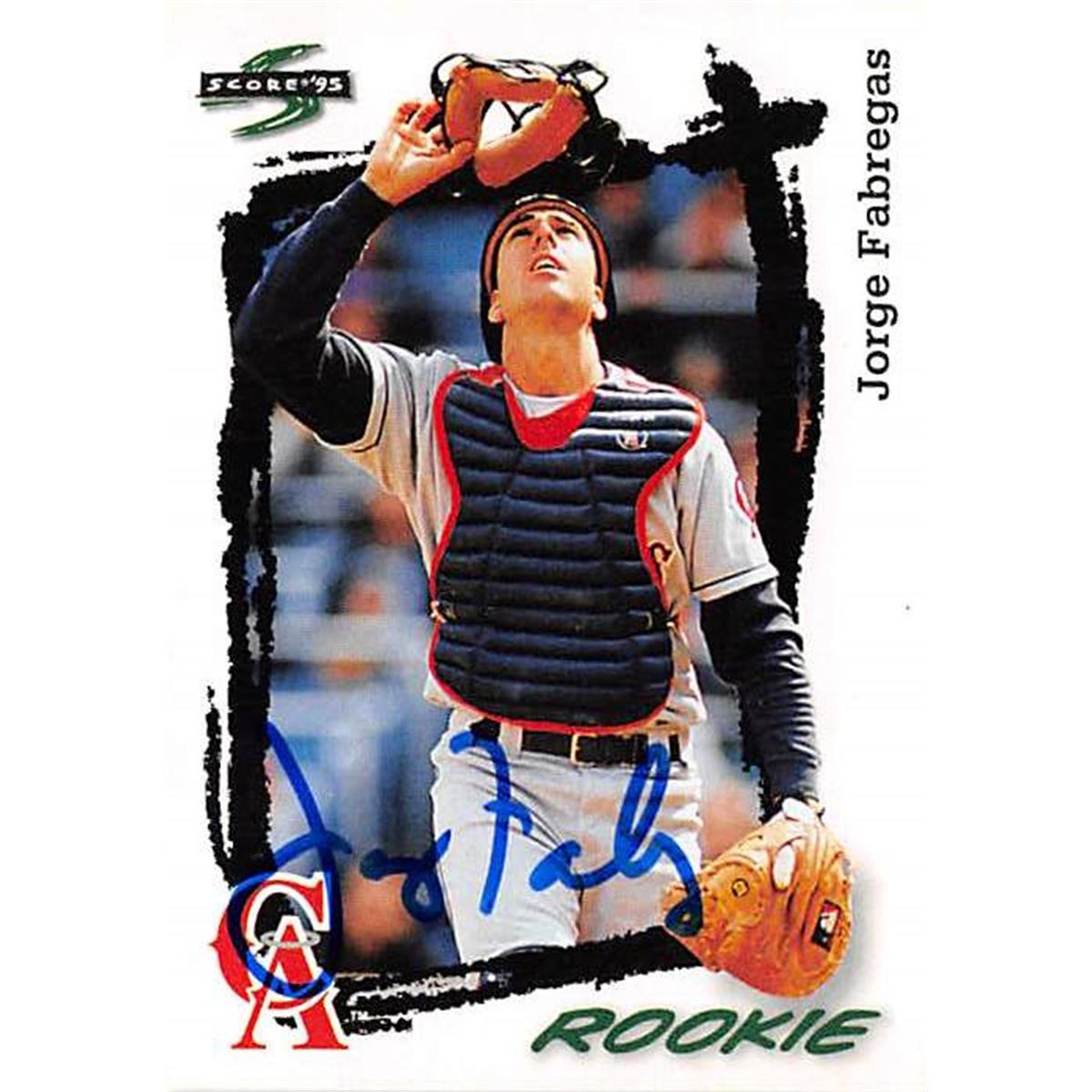 Picture of Autograph Warehouse 365755 Jorge Fabregas Autographed Baseball Card - 1995 Score No. 288