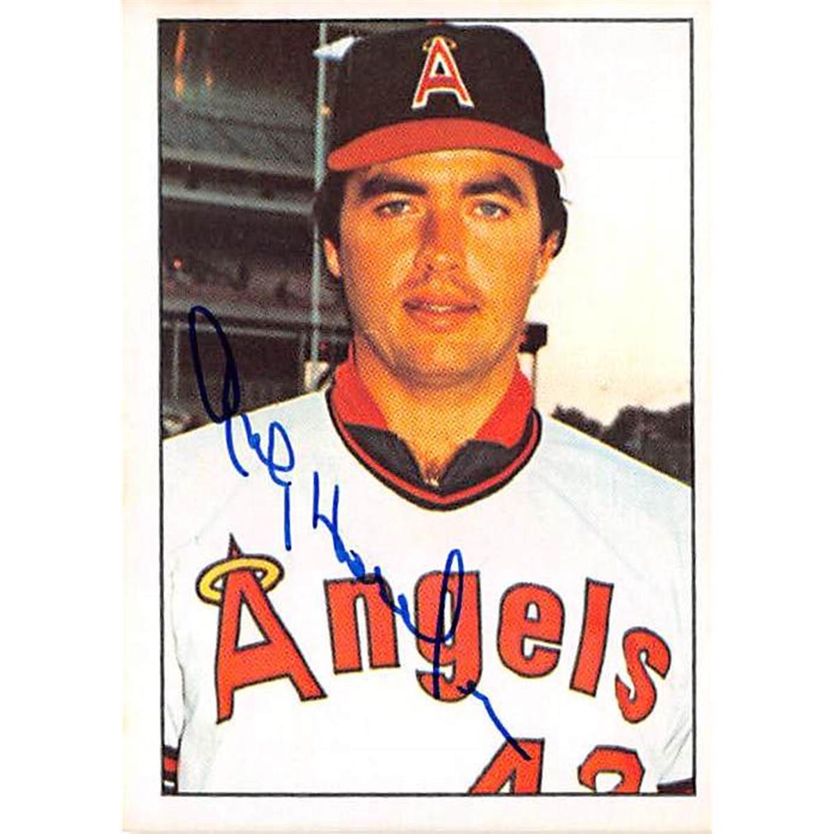 Picture of Autograph Warehouse 365883 Andy Hassler Autographed Baseball Card - 1975 Sspc No. 186