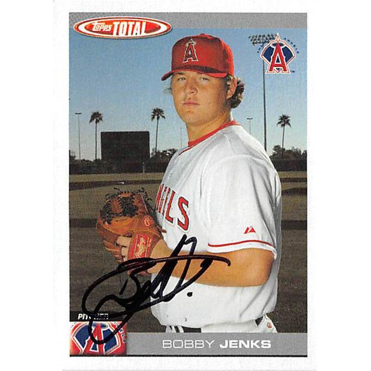 Picture of Autograph Warehouse 365925 Bobby Jenks Autographed Baseball Card - 2004 Topps Total No. 728