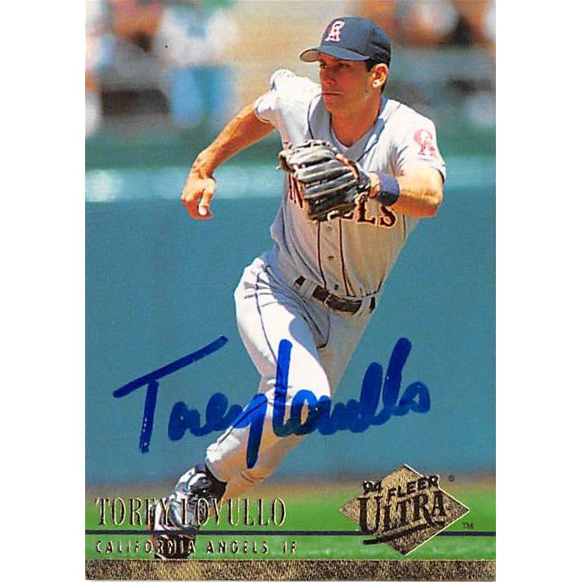 Picture of Autograph Warehouse 365984 Torey Lovullo Autographed Baseball Card - 1994 Fleer Ultra No. 24