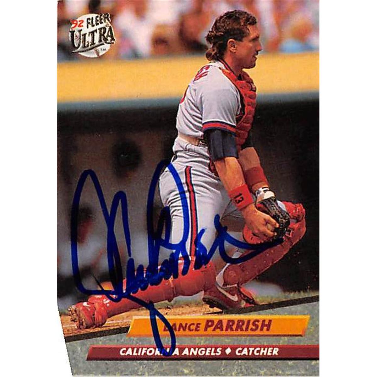 Picture of Autograph Warehouse 366104 Lance Parrish Autographed Baseball Card - 1992 Fleer No. 28