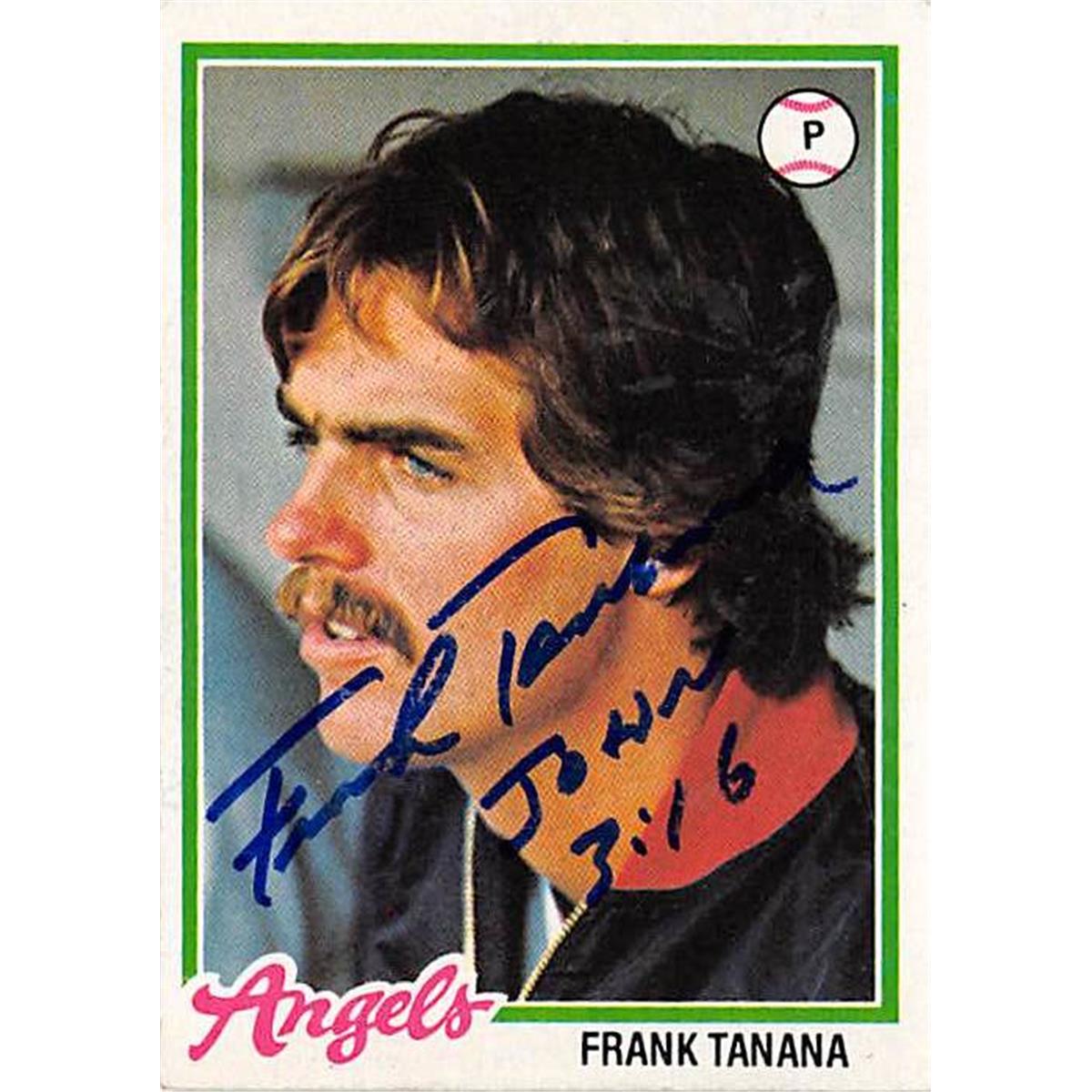 Picture of Autograph Warehouse 366322 Frank Tanana Autographed Baseball Card - 1978 Topps No. 600